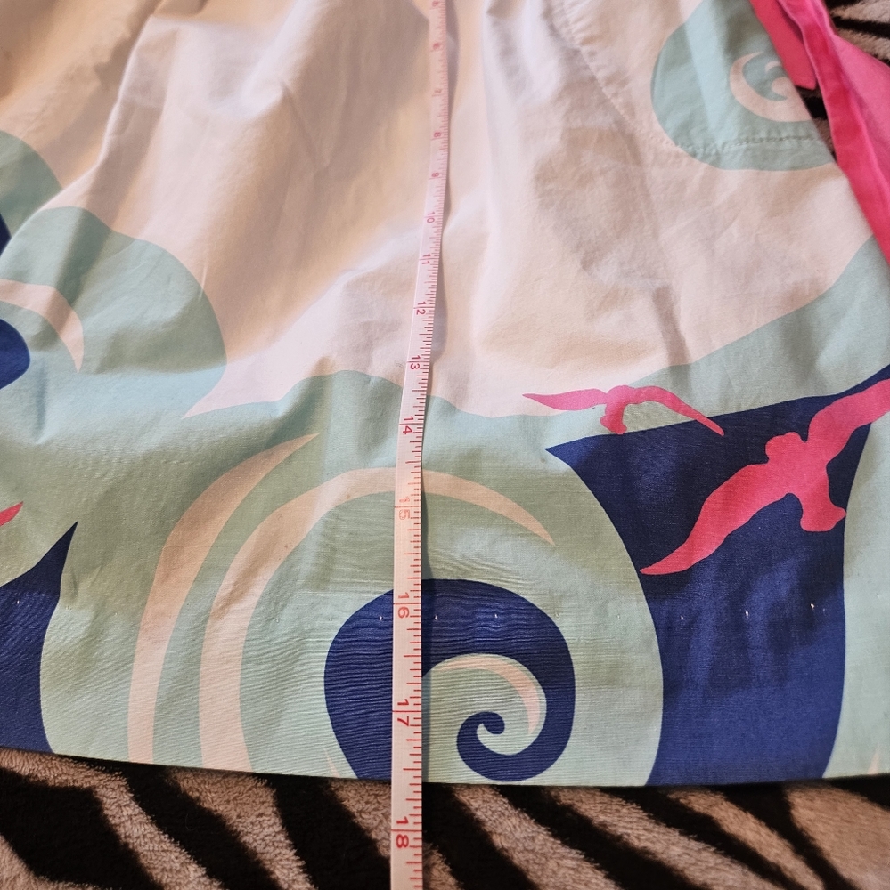 Lilly Pulitzer  Avery Ride the Wave Seagulls skirt - Picture 8 of 8